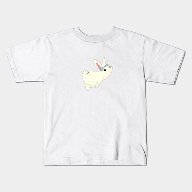 Cute Bunny Kids T-Shirt by SunnyDesigns